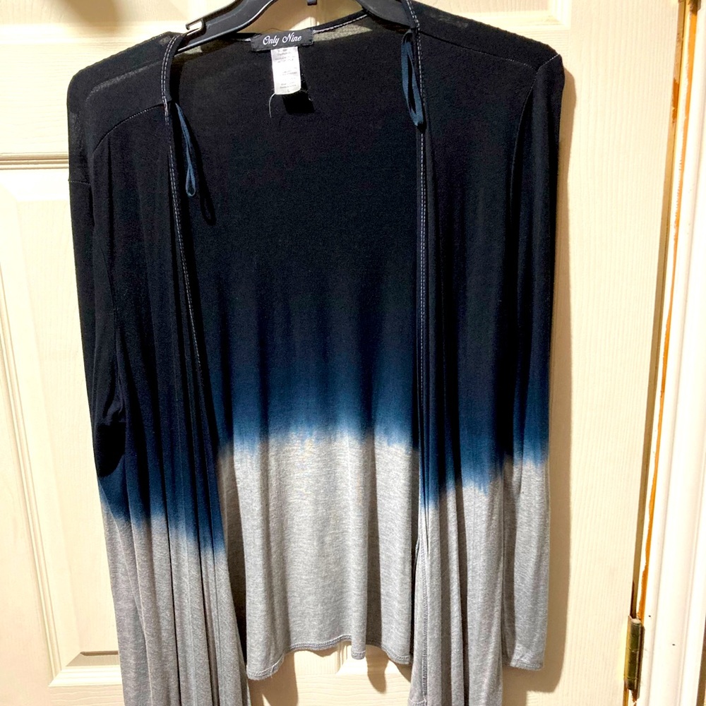 Sz lg kimono tie dyed fade